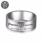 Bague Pirate Crâne Acier Inoxydable — Trésor Pirate (vue 3)