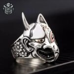 Bague Pirate Oni Diable Masque Japonais