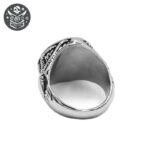 Bague Pirate Black Pearl Bateau Acier — Trésor Pirate (vue 3)
