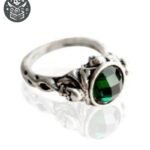 Bague Pirate Jack Sparrow Pierre Verte