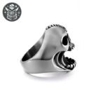 Bague Pirate Enragée Argent Guerrier — Trésor Pirate (vue 3)
