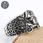 Bague Pirate Domination Argent Homme — Trésor Pirate (vue 2)