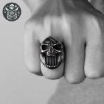 Bague Pirate Enragée Argent Guerrier — Trésor Pirate (vue 4)