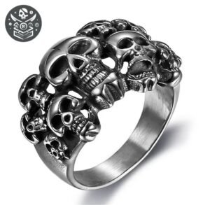 Bague Pirate Enfant Acier Inoxydable 316L — Trésor Pirate