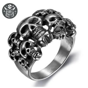 Bague Pirate Enfant Acier Inoxydable 316L