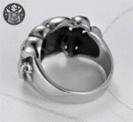 Bague Pirate Enfant Acier Inoxydable 316L — Trésor Pirate (vue 2)
