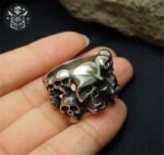 Bague Pirate Enfant Acier Inoxydable 316L — Trésor Pirate (vue 3)