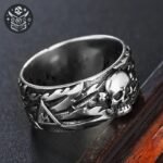 Bague Pirate Forban Argent Massif Homme — Trésor Pirate (vue 2)