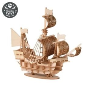 Bateau Pirate Bois Caraïbes Maquette