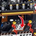 Bateau Pirate Lego Ancien Authentique Briques — Trésor Pirate (vue 7)