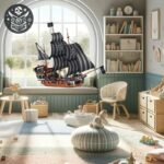 Bateau Pirate Lego Ancien Authentique Briques — Trésor Pirate (vue 2)