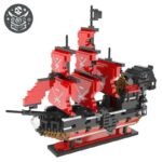 Bateau Pirate Lego Rouge Enfant Construction — Trésor Pirate (vue 3)