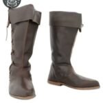 Bottes Pirate Jack Sparrow Cuir PU