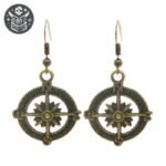 Boucle d&rsquo;Oreille Pirate Boussole Argent Jeune — Trésor Pirate (vue 2)