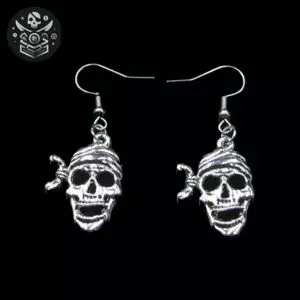 Boucles d’oreilles Zombie Pirate en Acier Inoxydable