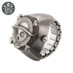 Bague Pirate Luffy One Piece Acier — Trésor Pirate (vue 3)
