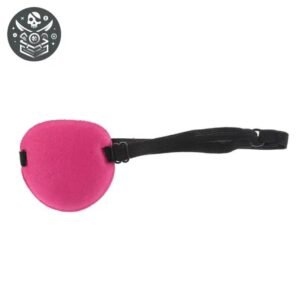Cache-Oeil Pirate Rose Tissu Enfant