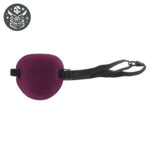 Cache-Oeil Pirate Violet Bandeau Femme — Trésor Pirate