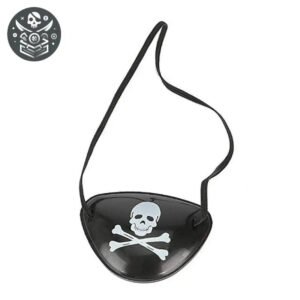 Cache-œil pirate en tissu doux et élastique - Cache Oeil Pirate