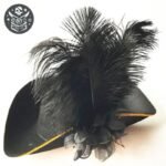 Chapeau Pirate Capitaine Navire Polyester Noir — Trésor Pirate (vue 12)