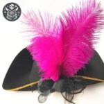 Chapeau Pirate Capitaine Navire Polyester Noir — Trésor Pirate (vue 7)