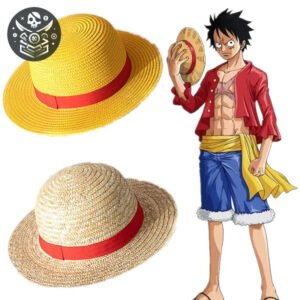 Chapeau de paille style pirate manga