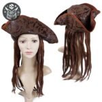 Chapeau Pirate Femme Perruque Forban Dreadlocks — Trésor Pirate (vue 5)