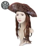 Chapeau Pirate Femme Perruque Forban Dreadlocks — Trésor Pirate (vue 3)