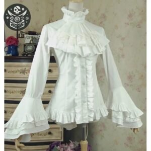 Chemise Pirate Renaissance Coton Femme Caraïbes — Trésor Pirate