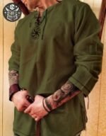 Chemise Pirate Médiévale Polyester Homme — Trésor Pirate (vue 7)