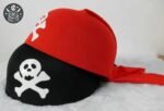Bandana Pirate Jeune Forban Rayé Tissu — Trésor Pirate (vue 4)