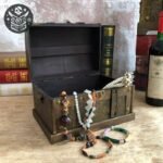 Coffre Pirate Bois Ancien Authentique — Trésor Pirate (vue 3)
