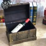 Coffre Pirate Bois Ancien Authentique — Trésor Pirate (vue 2)