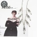 Collier Pirate Tête Mort Acier Femme — Trésor Pirate (vue 5)