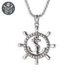 Collier Pirate Pendentif Navigation Marin — Trésor Pirate (vue 3)