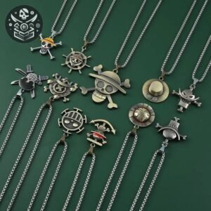 Collier Pirate Pendentif Luffy One Piece — Trésor Pirate