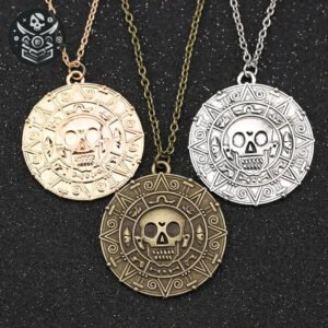 Collier Pirate des Caraïbes en Acier Inoxydable 316L 2 Collier Pirate des Caraïbes en Acier Inoxydable 316L