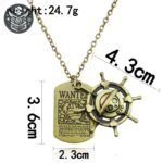 Collier Pirate One Piece Acier Inoxydable — Trésor Pirate (vue 27)