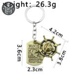 Collier Pirate One Piece Acier Inoxydable — Trésor Pirate (vue 5)