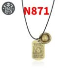 Collier Pirate One Piece Acier Inoxydable — Trésor Pirate (vue 8)
