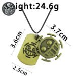 Collier Pirate One Piece Acier Inoxydable — Trésor Pirate (vue 11)