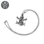 Collier Pirate Tête Mort Acier Inoxydable — Trésor Pirate (vue 7)