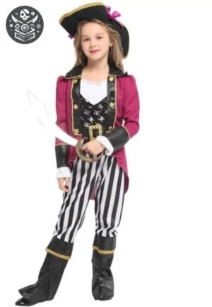 Déguisement Pirate Fille 3 Ans Polyester — Trésor Pirate