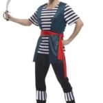Déguisement Pirate Homme XXL Polyester Mat