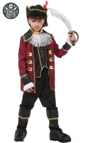 Déguisement Pirate Bébé Garçon Rose Blanc — Trésor Pirate