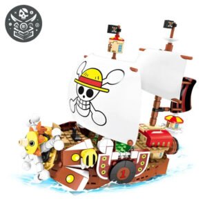 Bateau pirate composé d’un gros canon - Décor Pirate pour Enfants avec Drapeau Joyeux