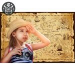 Tapisserie Pirate Carte Explorateur