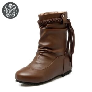 Déguisement Pirate Bottes Cuir PU Adolescente