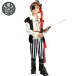 Déguisement Pirate Garçon Élégant Rouge