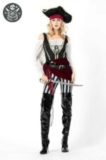 Déguisement Pirate Femme Uniforme Polyester